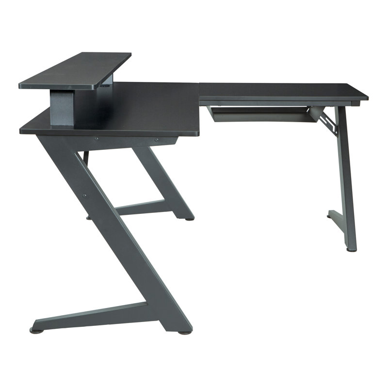 Ivy Bronx Amold LShape Gaming Desk with Hutch & Reviews Wayfair